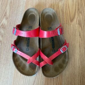 Birkenstock Mayari Red Birko-Flor 41R